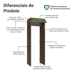 Porta-Geladeira 73 cm 1 Porta Basculante Rustic/Verde Vik Madesa