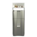 Porta-Geladeira Madesa Lux 1 Porta Basculante Branco/Branco Veludo