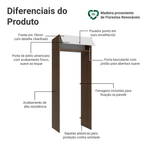 Porta-Geladeira 83 cm 1 Porta Basculante Rustic/Branco Vik Madesa
