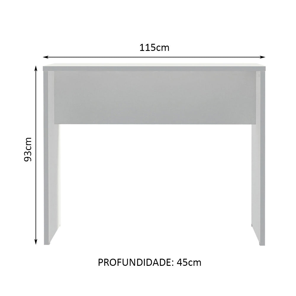 Bancada para Cozinha Madesa 115 cm Branco