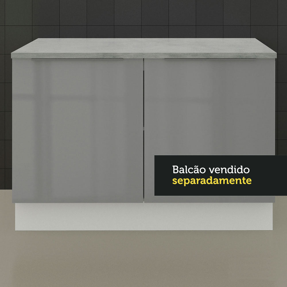 Tampo para Balcão de Pia de 120 x 60 cm para Cozinhas Madesa Glamy, Lux e Stella Mood