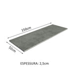 Tampo para Balcão de Pia 150 cm Madesa Mood