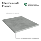 Tampo para Balcão 50x52cm para Cozinhas Agata, Glamy, Stella e Vik Mood Madesa