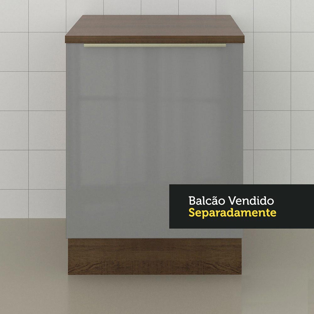 Tampo para Balcão de 60 x 60 cm para Cozinhas Madesa Glamy, Lux e Stella Rustic