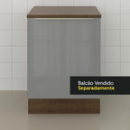 Tampo para Balcão de 60 x 60 cm para Cozinhas Madesa Glamy, Lux e Stella Rustic