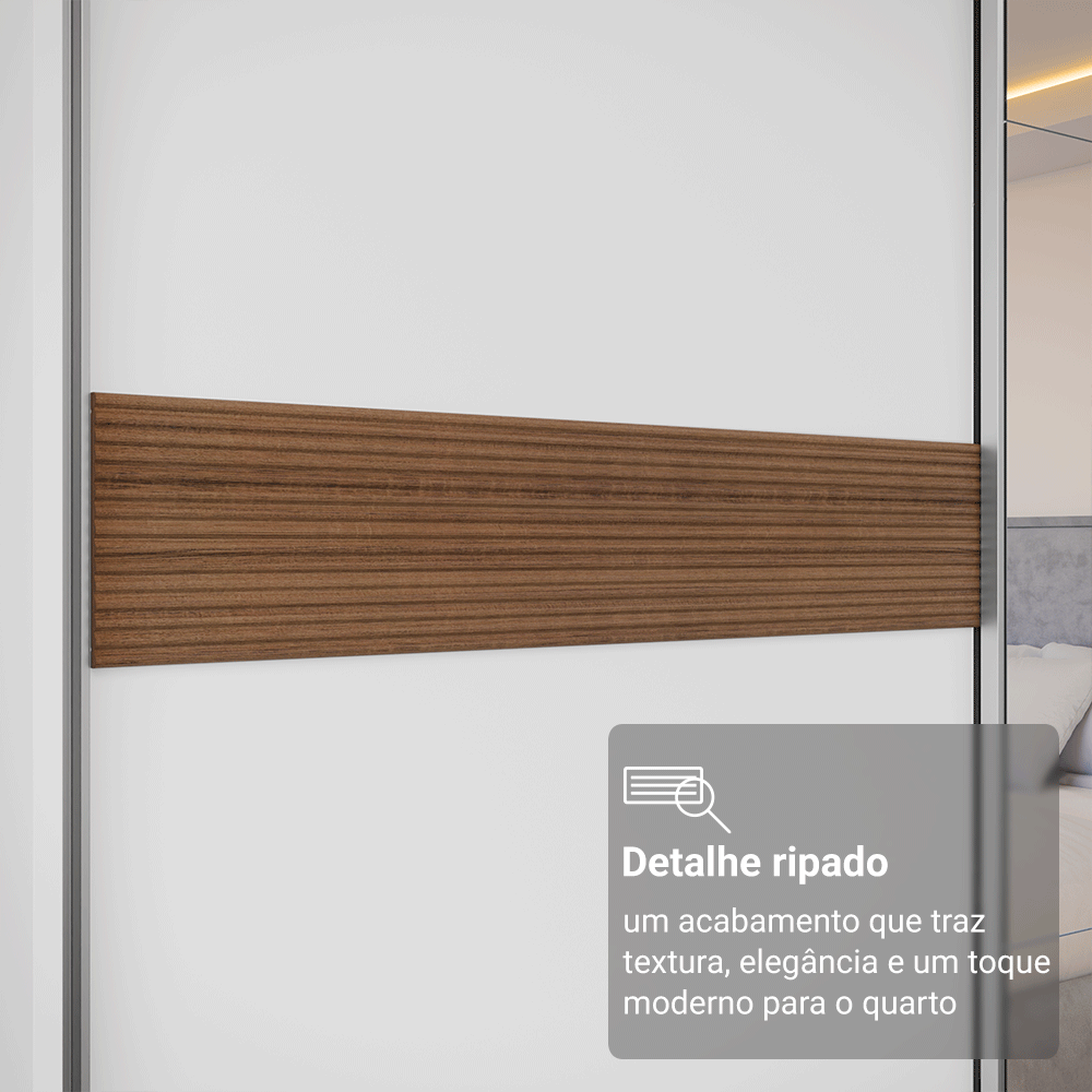Kit Ripado para Guarda-Roupa Rustic Malta Madesa