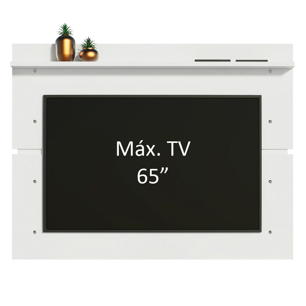 Painel para TV até 65 Polegadas Madesa Branco