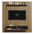 Painel para TV até 50 Polegadas Madesa Arizona 1 Prateleira 2 Nichos Rustic