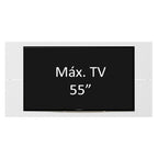 Painel para TV até 55 Polegadas Madesa Branco