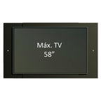 Painel para TV até 58 Polegadas Madesa Preto