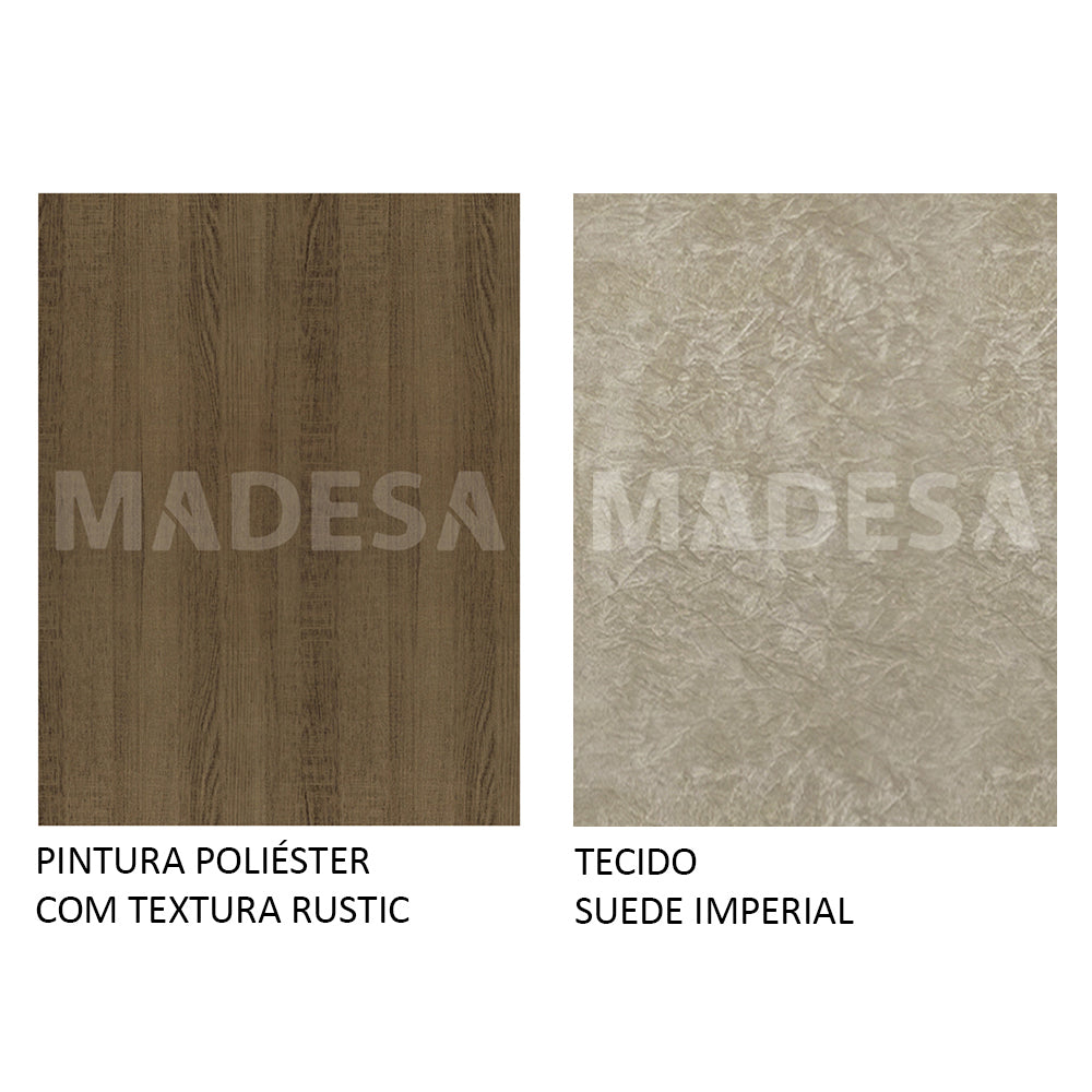 Kit 2 Cadeiras 4254 Madesa Rustic/Imperial