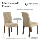 Kit 2 Cadeiras de Jantar Rustic/Imperial 4256 Madesa