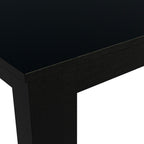 Mesa de Jantar Madesa Retangular Tampo de Madeira 5231 Preto