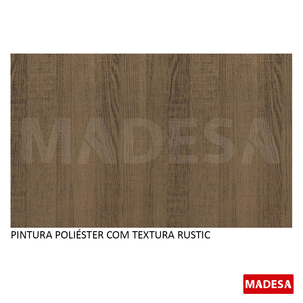 Mesa de Jantar Madesa com Tampo de Madeira 5231 Rustic