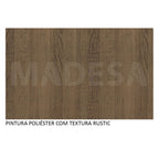 Mesa de Jantar Retangular Tampo de Madeira Rustic 5275 Madesa