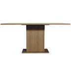Mesa de Jantar Retangular Tampo de Madeira Rustic/Crema 5275 Madesa