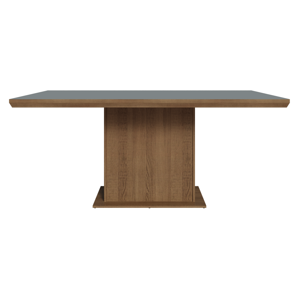 Mesa de Jantar Retangular Tampo com Moldura Rustic/Cinza 5275 Madesa