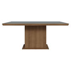 Mesa de Jantar Retangular Tampo com Moldura Rustic/Cinza 5275 Madesa