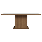 Mesa de Jantar Retangular Tampo com Moldura Rustic/Branco 5275 Madesa