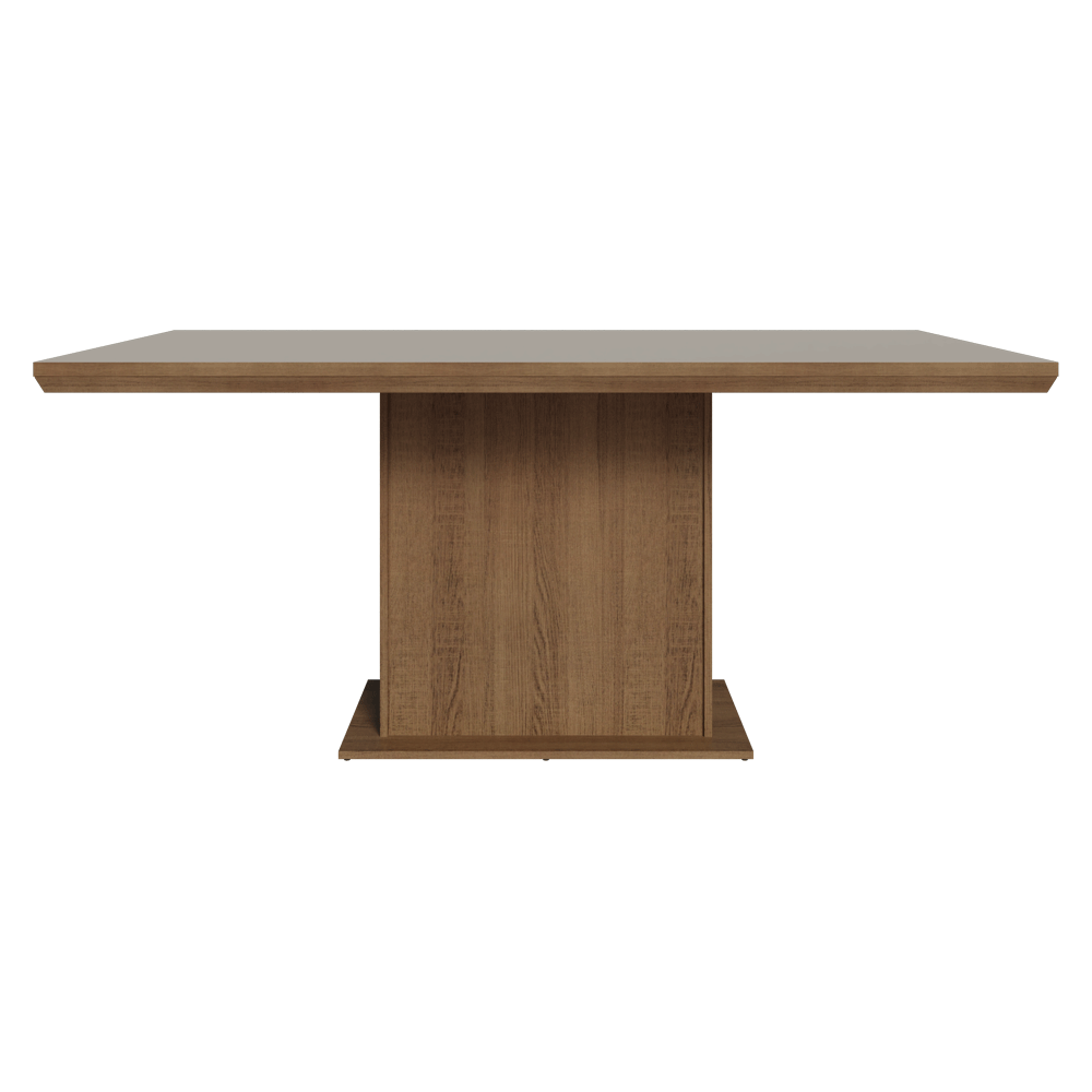 Mesa de Jantar Retangular Tampo com Moldura Rustic/Crema 5275 Madesa