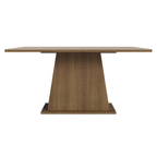 Mesa de Jantar Madesa Retangular Tampo de Madeira 5364 Rustic/Crema
