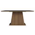 Mesa de Jantar Madesa Retangular Tampo de Madeira 5364 Rustic/Preto