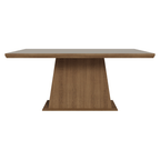 Mesa de Jantar Retangular Tampo com Moldura Rustic/Crema 5364 Madesa