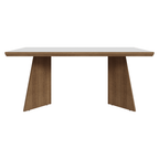 Mesa de Jantar Retangular Tampo com Moldura Rustic/Branco 5389 Madesa
