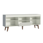 Rack para TV até 75 Polegadas Lille Madesa 180 cm 1 Porta Branco
