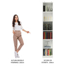 Estante Livreiro Madesa 6906 com 6 Nichos Branco