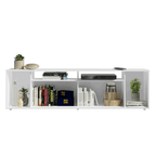 Rack para TV até 65 Polegadas Madesa 7008 com 5 Nichos e 1 Porta Branco PO