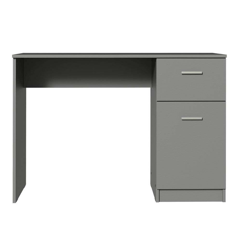 Escrivaninha para Notbook Madesa 9406 com 1 Gaveta e 1 Porta Cinza PO