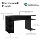 Mesa para Computador Gamer Madesa 9409 Preto