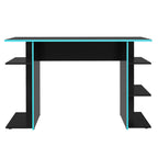 Escrivaninha Mesa para Computador Gamer Preto/Azul 9424 Madesa
