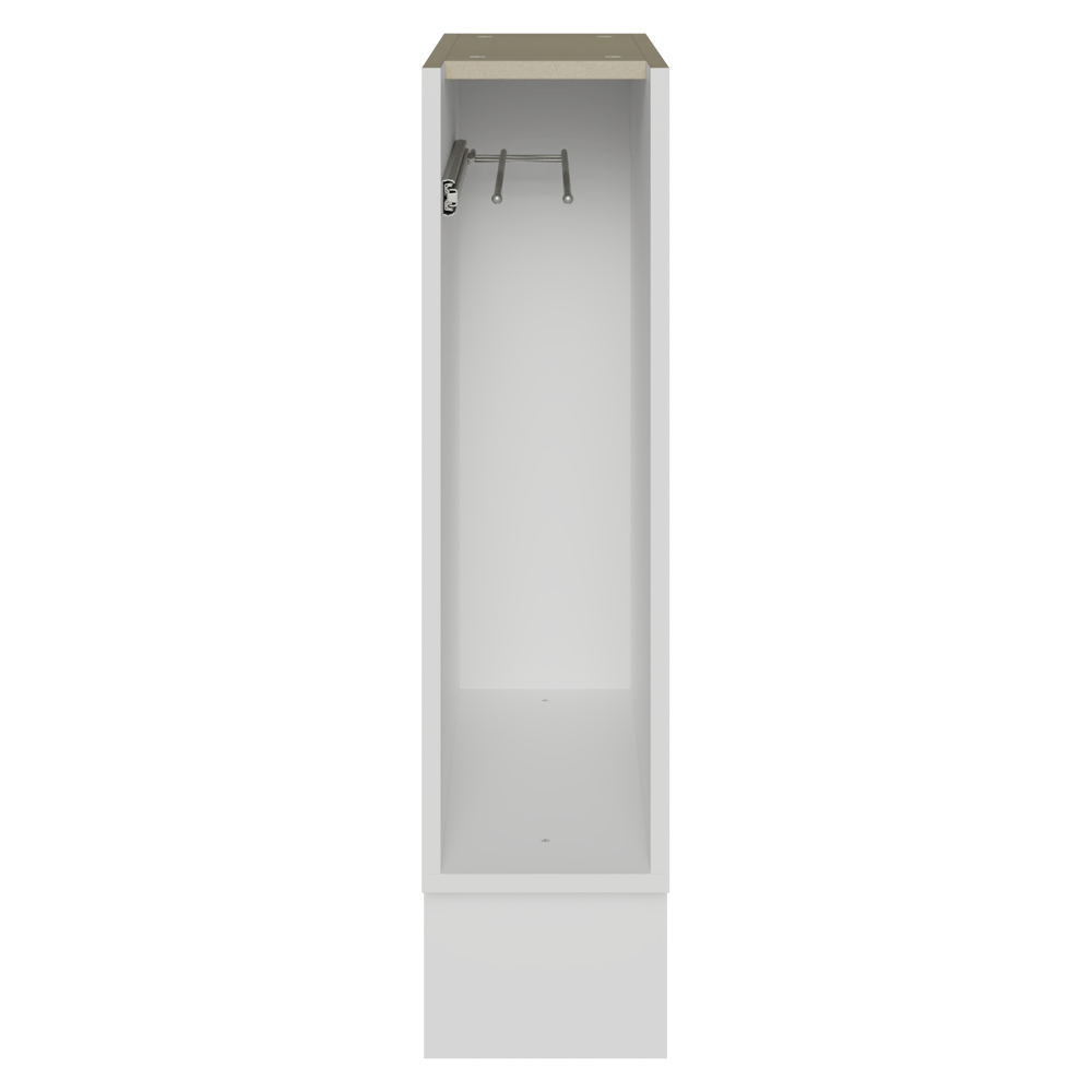 Balcão Porta-Pano 20 x 60 cm (Sem Tampo) para Cozinhas Branco Madesa