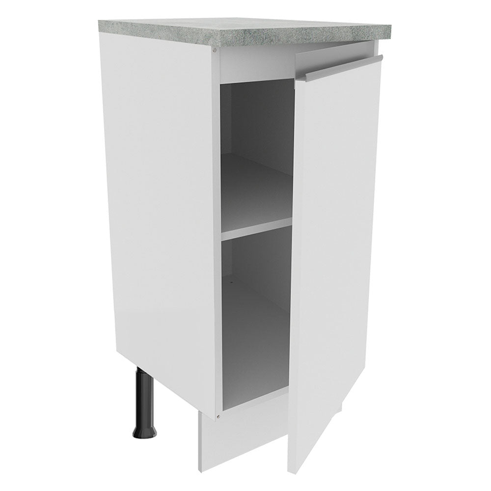 Balcão Madesa Glamy 35 x 60 cm 1 Porta (Com Tampo) Branco