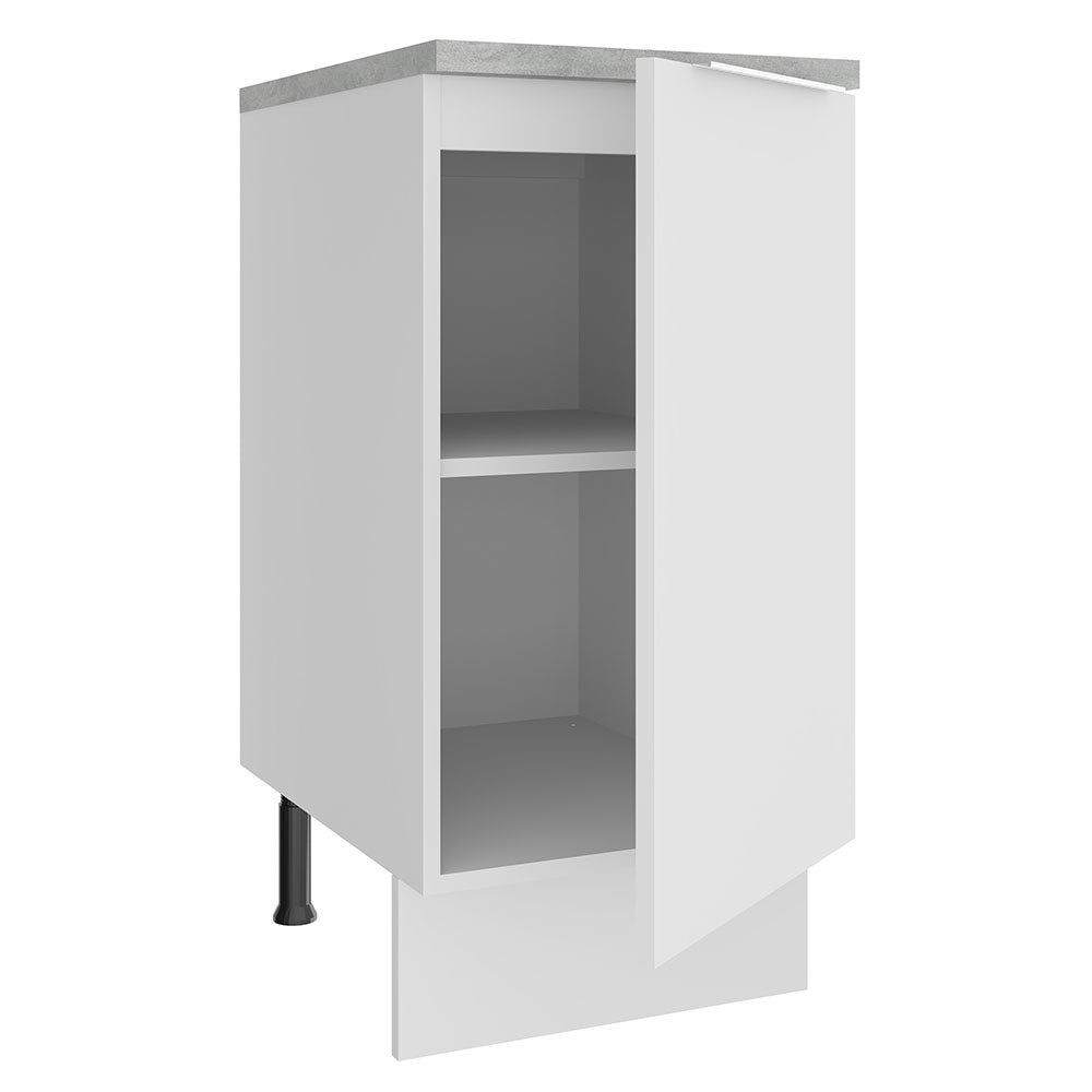 Balcão Madesa Stella 35 x 60 cm 1 Porta (Com Tampo) Branco