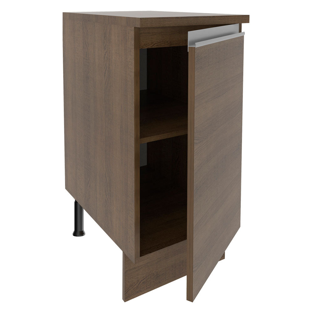 Balcão Madesa Glamy 35 x 60 cm 1 Porta (Com Tampo) Rustic