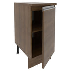 Balcão Madesa Glamy 35 x 60 cm 1 Porta (Com Tampo) Rustic