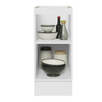 Balcão Cozinha 35 x 60 cm 1 Porta (Sem Tampo) Branco/Rustic Stella Madesa