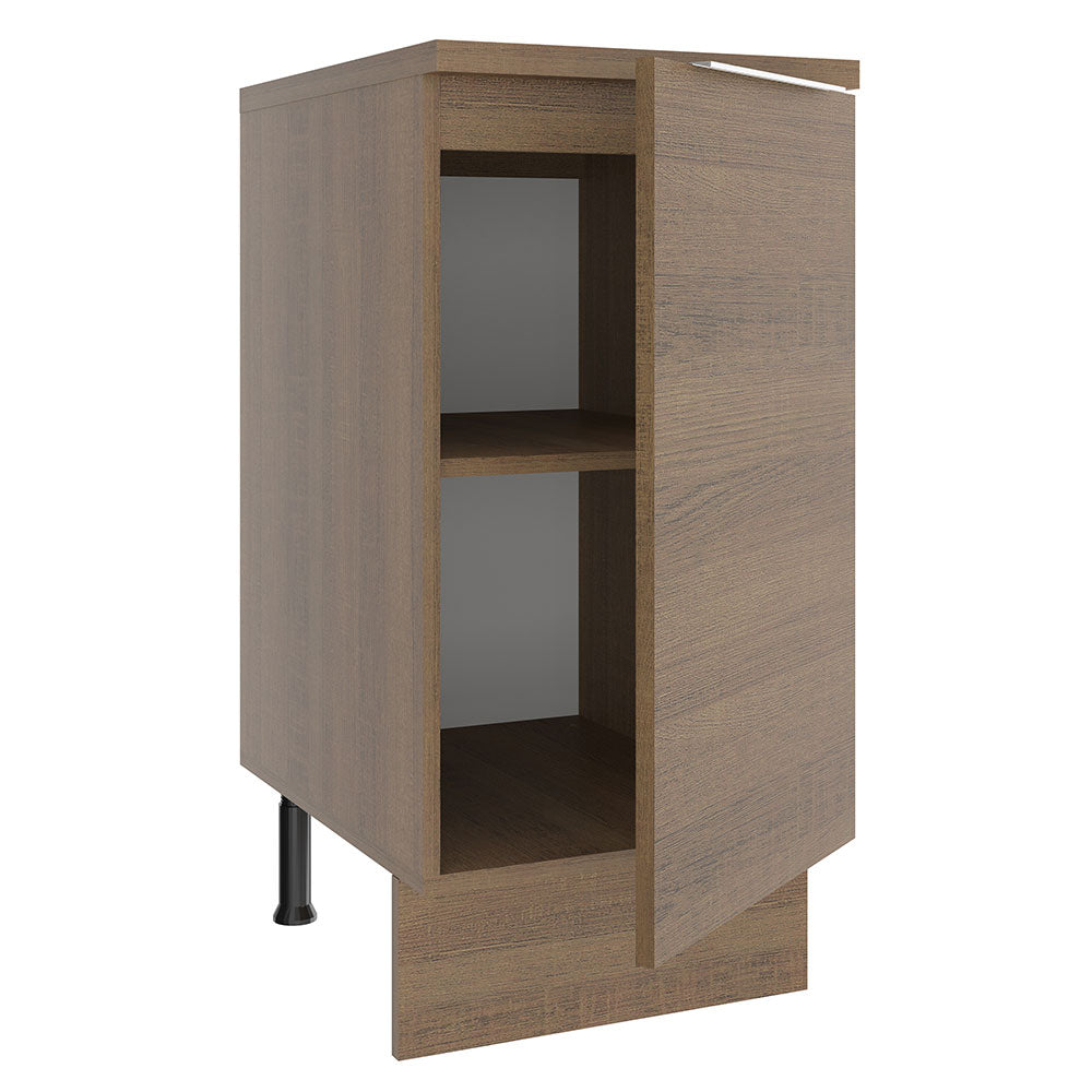 Balcão Madesa Stella 40 x 60 cm 1 Porta (Com Tampo) Rustic