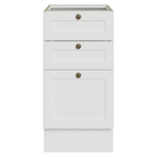 Balcão de Cozinha 40 x 60 cm 3 Gavetas (Sem Tampo) Branco Vik Madesa