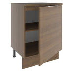 Balcão Madesa Stella 60 x 60 cm 1 Porta (Com Tampo) Rustic