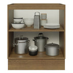 Balcão Cozinha 70 x 60 cm 2 Portas (Sem Tampo) Rustic Glamy Madesa