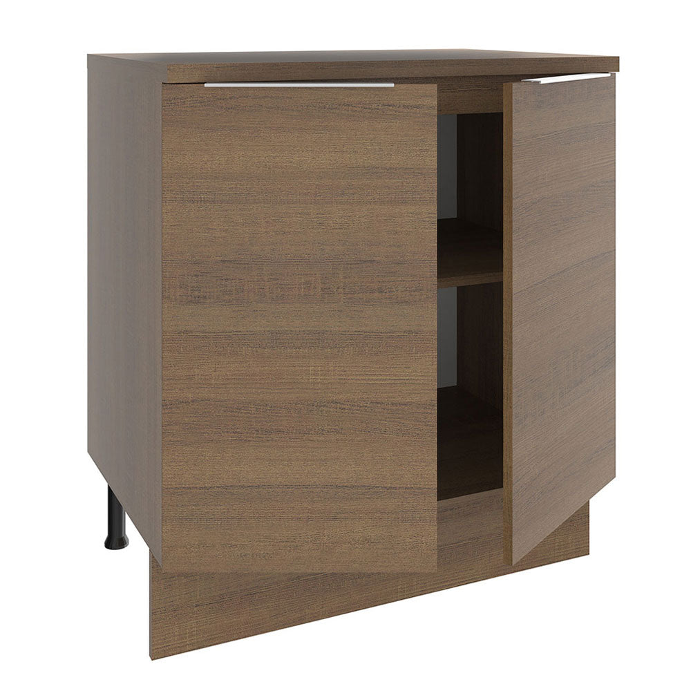 Balcão 70 x 60 cm 2 Portas (Com Tampo) Rustic Stella Madesa