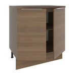 Balcão 70 x 60 cm 2 Portas (Com Tampo) Rustic Stella Madesa