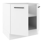Balcão de Cozinha Madesa Agata 80 x 60 cm 2 Portas (Sem Tampo) Branco