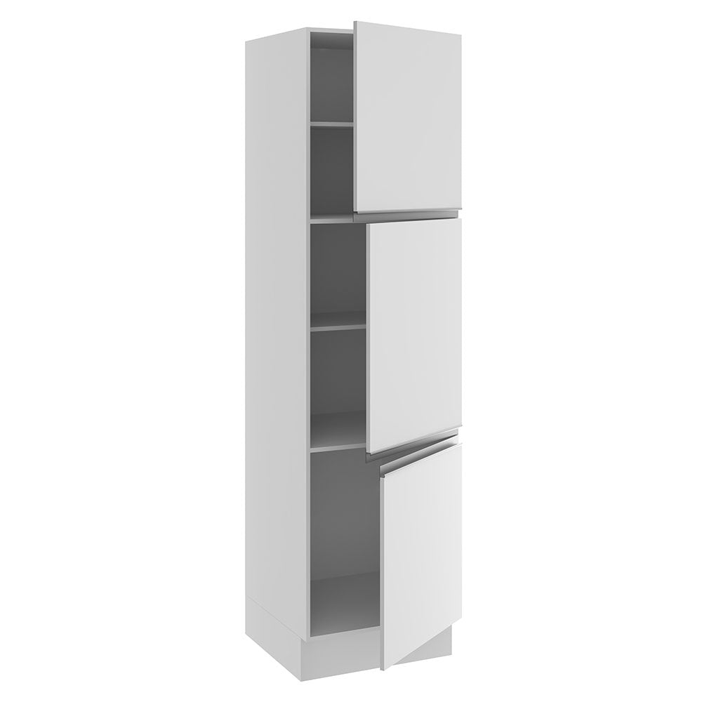 Paneleiro Madesa Glamy 60 x 60 cm 3 Portas Branco