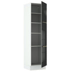 Paneleiro Madesa Lux 60 cm 3 Portas Branco/Preto