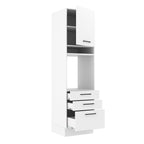 Torre Quente Madesa Agata 60 x 60 cm 1 Porta 3 Gavetas Branco